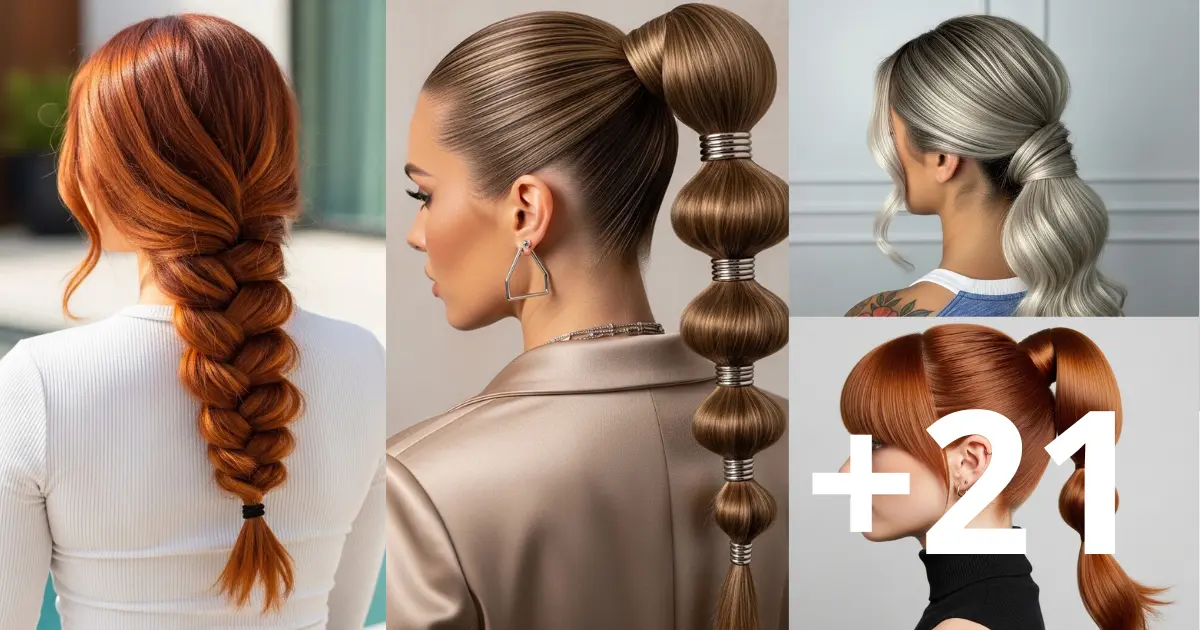 21 Ponytail Ideas You'll Want to Try This Year