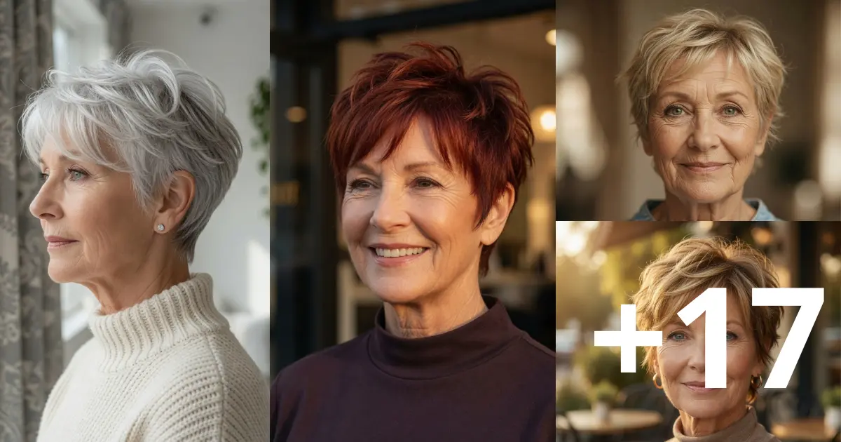 17 Choppy Pixie Cuts for Women Over 70 That Look Amazing