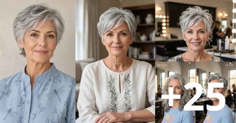 25 Pixie Cuts for Women Over 60 with Gray Hair