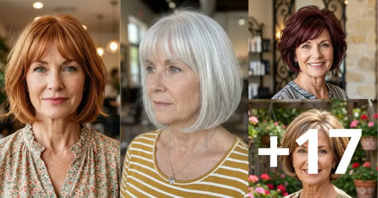 17 Short Bob Haircuts for Women Over 70 You'll Love