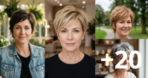 18 Pixie Shag Haircuts for Women Over 40 You'll Love