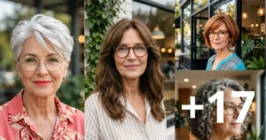 17 Best Hairstyles for Women Over 60 with Glasses
