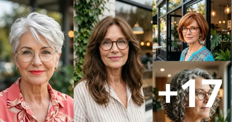 17 Best Hairstyles for Women Over 60 with Glasses